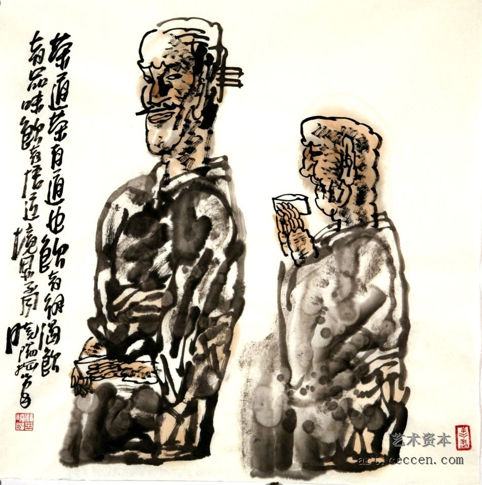 茶有道 68cm×68cm